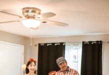 Couple discussing when one partner wants houseguests and the other doesn't